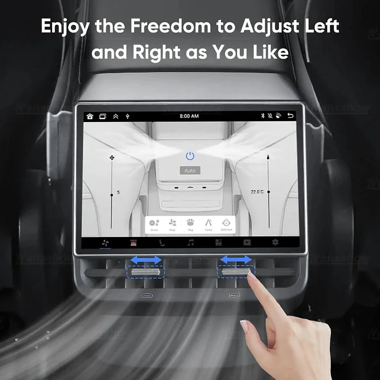 Teslasy T86 Android Rear Entertainment Screen - Advanced 8.66