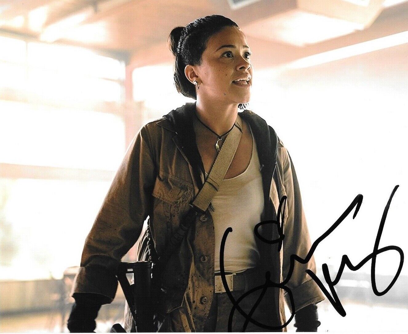 * GINA RODRIGUEZ * signed 8x10 Photo Poster painting * ANNIHILATION * COA * 2