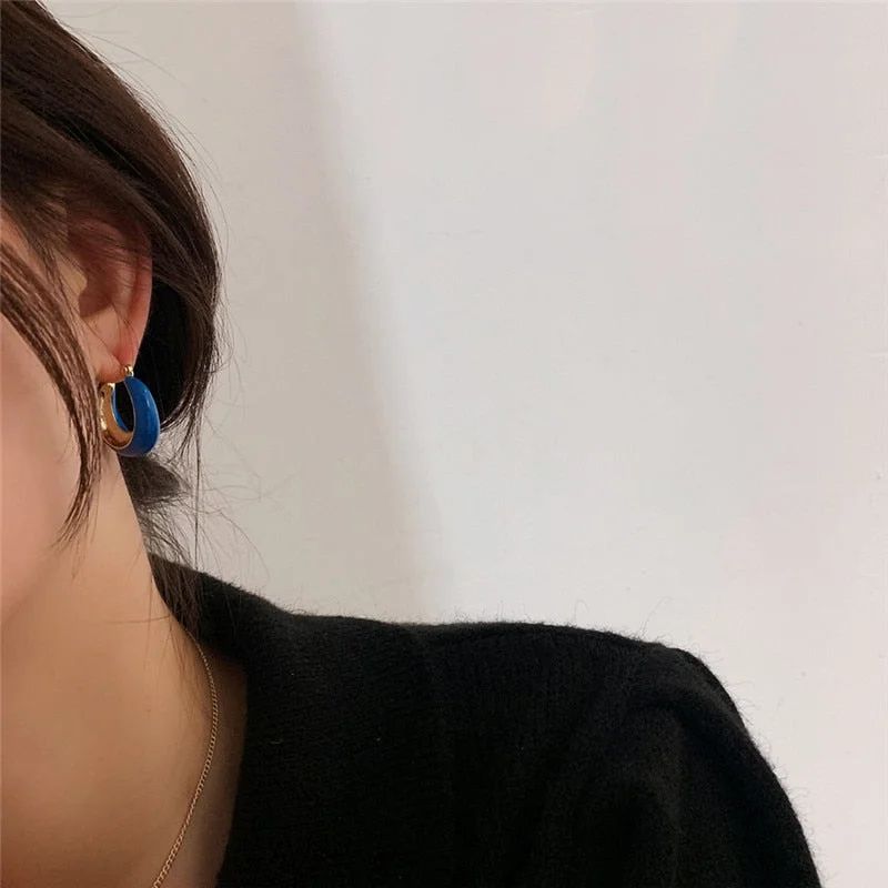 Aspyn Glaze Hoop Earrings