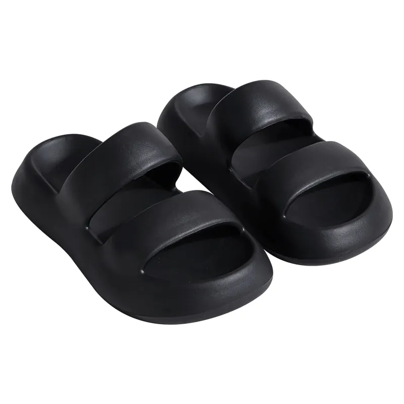 Summer Women Beach Slippers Fashion Solid Color Sandals Outdoor Indoor Non Slip New Designer Ladies Slides Platform Shoes