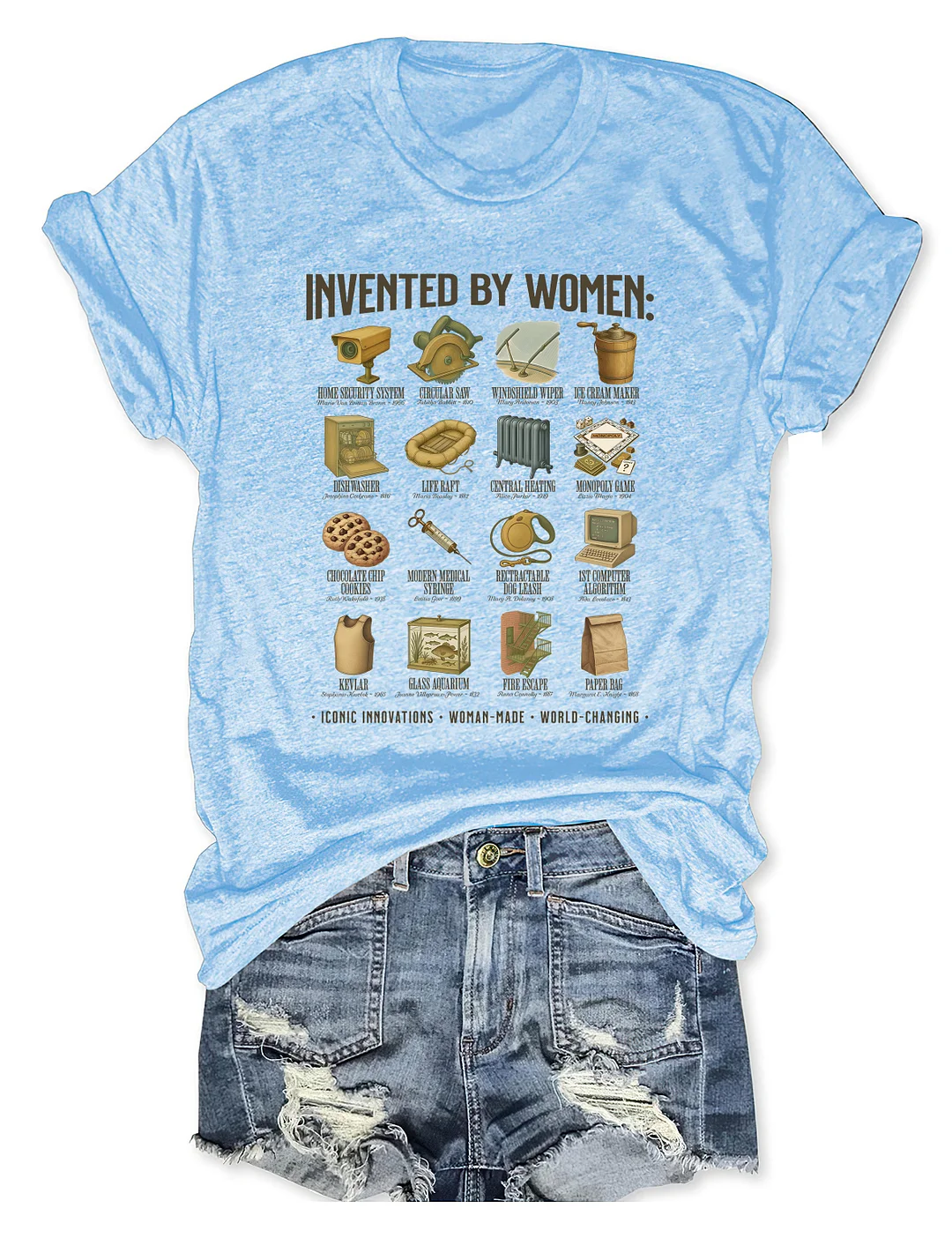 Invented By Women T-shirt