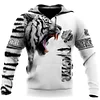 Men's Jungle Camouflage Animal 3D Digital Print Hoodie