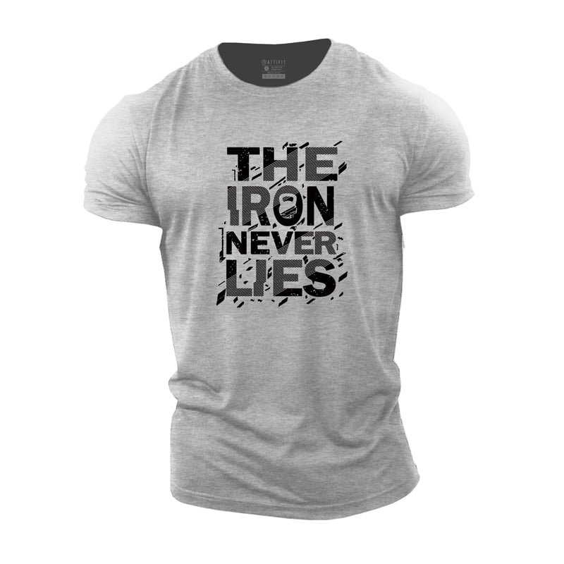 Cotton The Iron Never Lies Graphic T-shirts tacday