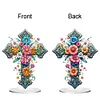 Acrylic Cross Flower - 5D DIY Craft Ornament