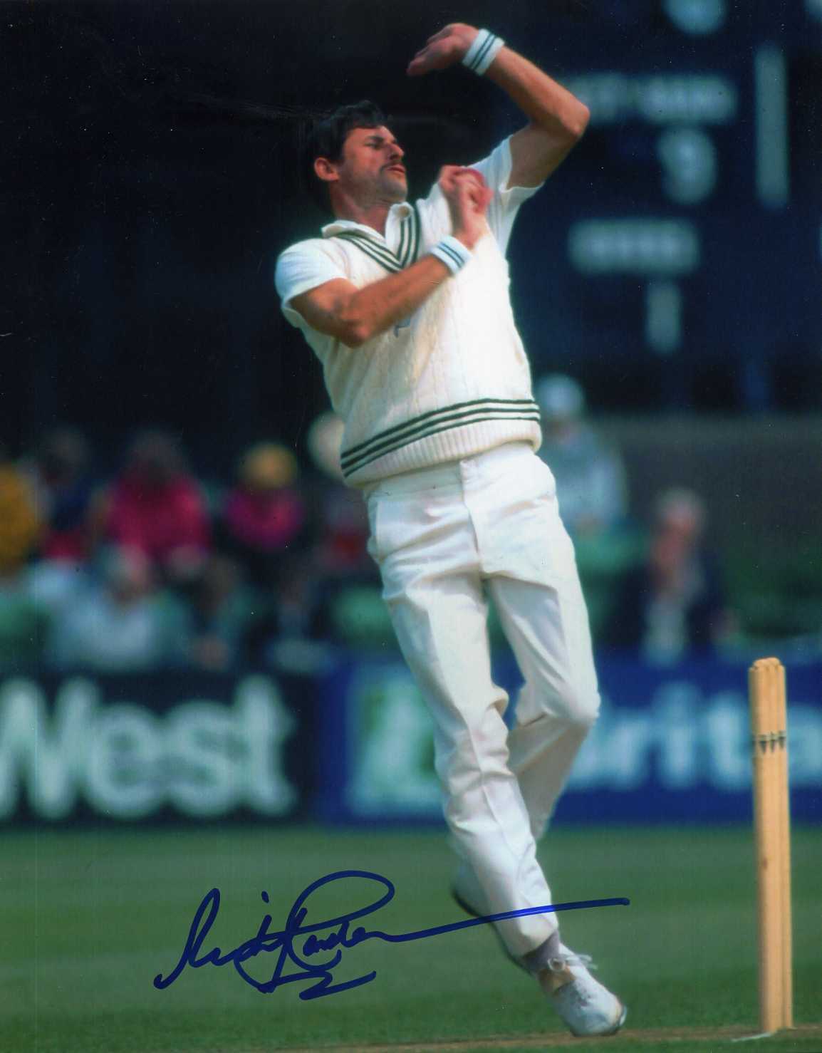 RICHARD HADLEE Signed Photo Poster paintinggraph - Notts & New Zealand Cricket Player - preprint