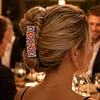 Mandala DIY Diamond Painting Claw Clips for Adults Beginners Diamond Art Western Hair Clips Anti-Slip Design for Women Long Short Hairstyle Jewelry Supplies