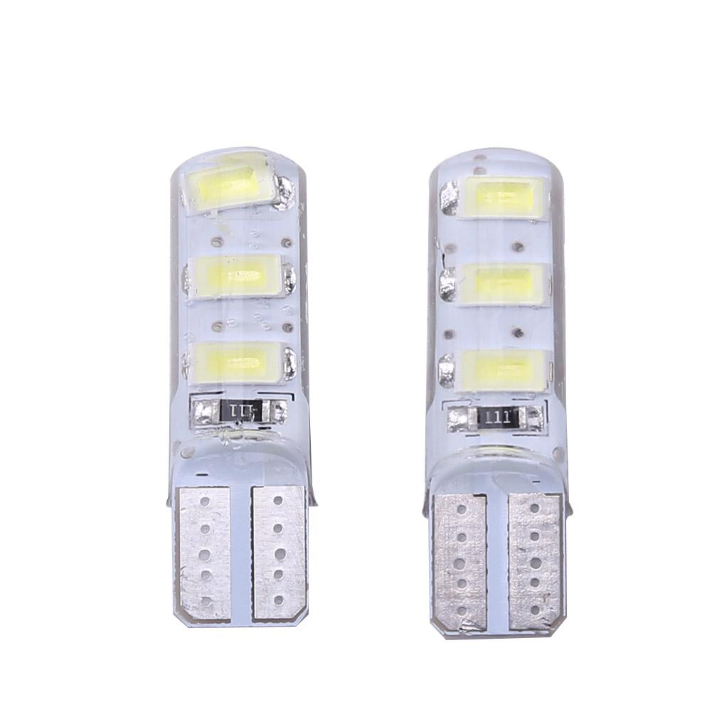 

2pcs 5W 6LED 5730 SMD W5W T10 Car Width Light Bulb Silicone LED Lamp, 501 Original
