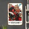 Scotland Pipers Great Britain Railways - Vintage Metal Signs(8*12Inch) 