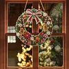 Diamond Painting Christmas Wreath Ornament DIY Kit 9.45x9.45in