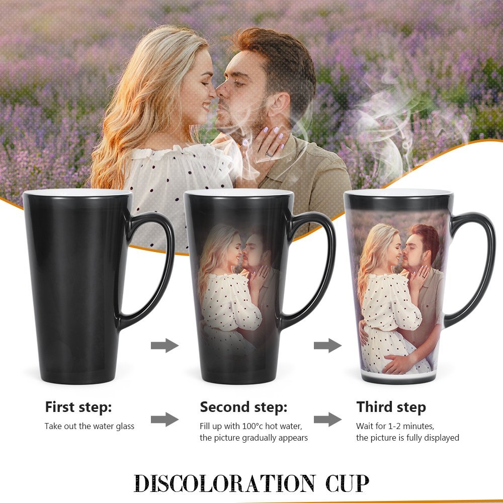 Personalized Photo Magic Color Change Mug Custom Picture Cup