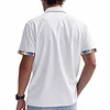  Stylish V-Neck Polo Shirt for Men - Perfect for Summer Outings and Casual Events by Inlyline