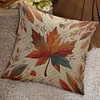 Maple Leaves-11CT Stamped Cross Stitch Pillowcase 45*45cm tapestrymarket