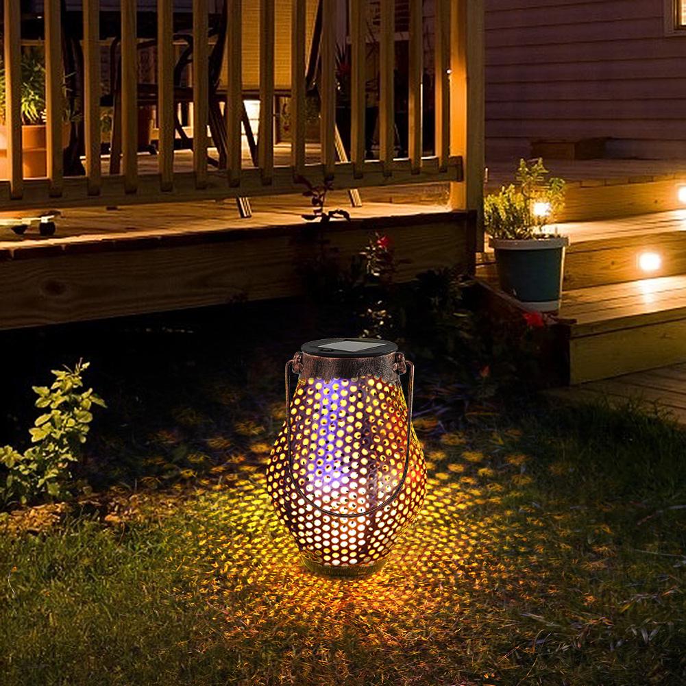 

Solar Power LED Lantern Outdoor Garden Hanging Lamp Lawn Landscape Light, 501 Original