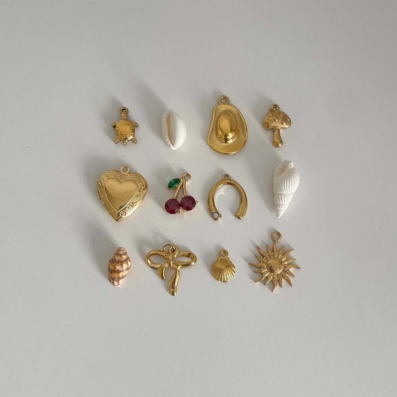 1 Piece 14*18MM 304 Stainless Steel Zircon Geometric Polished Pendant Jewelry Accessories