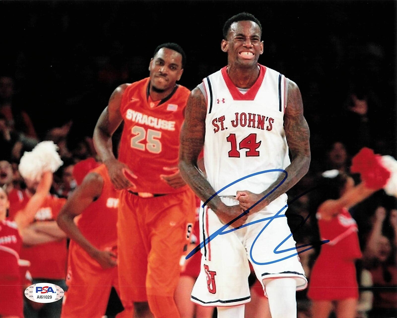 JAKARR SAMPSON signed 8x10 Photo Poster painting PSA/DNA St. Johns Basketball Autographed