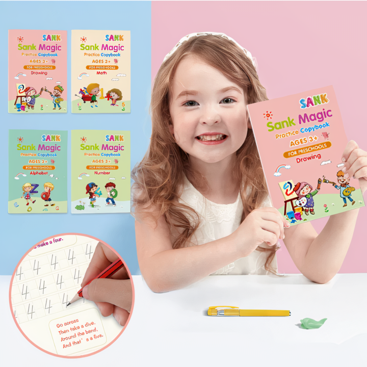 Sank Magic Practice Copybook - vzzhome