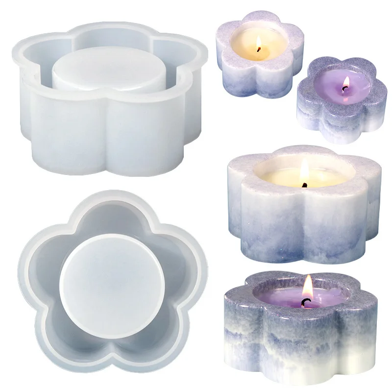 Plum Candle Holder Silicone Mold
