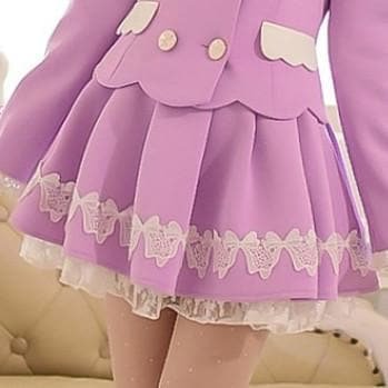 S/M/L Purple Elegant Skirt SP153621