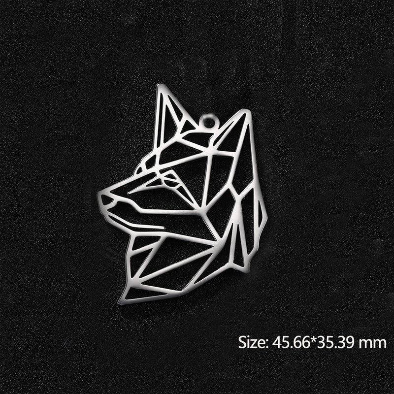 1 Piece 304 Stainless Steel Animal Pendant Jewelry Accessories