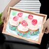 Diamond Painting Wooden Trays With Handle - Cakes