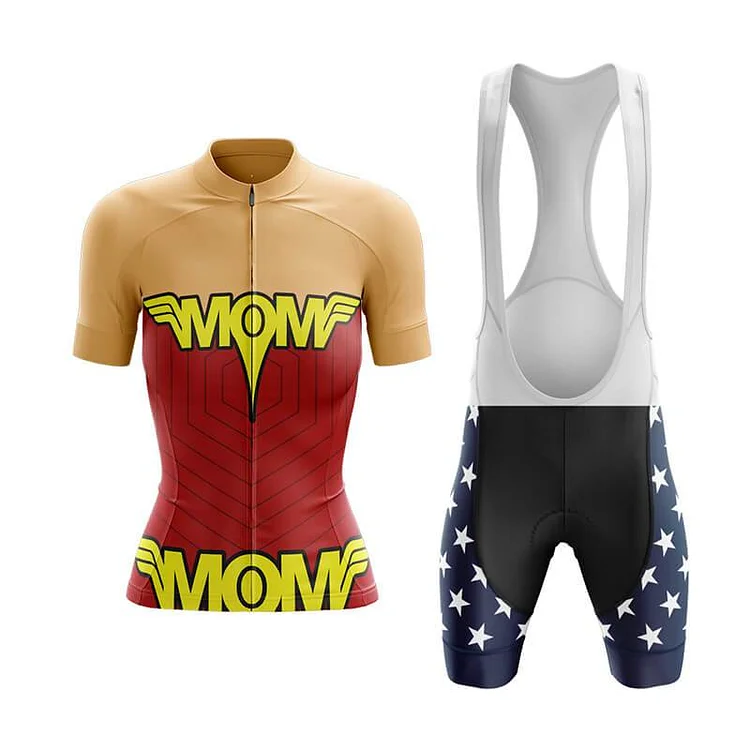 Wonder Mom Women's Short Sleeve Cycling Kit