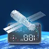 Universal Car HUD On-BD GPS Head Up Display with Speed RMP Water Temperature Overspeed Alarm Digital Speedometer Works for Most Cars