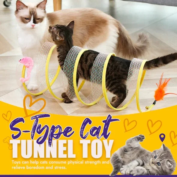 Cat Tunnel Toy - Last Sale 70% Off