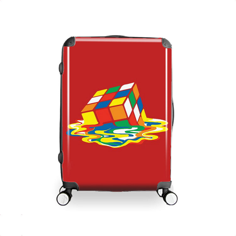 Melting Into Water, Rubik Cube Hardside Luggage