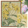 【Limited Stock Sale】Full Embroidery Eco-cotton Thread 11CT Printed Flower Cross Stitch Kit 30x40cm