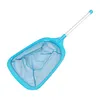 Pool Cleaning Nets Pole Leaf Skimmer Net With Short Pole Swimming Pool Cleaning Net Lightweight Deep-Water Pools Leaf Nets for Fine Debris in Inground/Above Ground