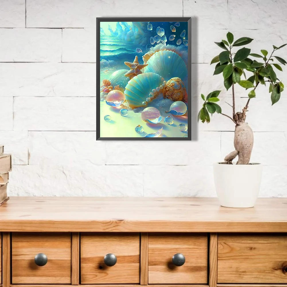 Diamond Painting - Full Round Drill - Beach(30*40cm)