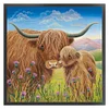 >SALE<Full Embroidery Eco-cotton Thread 14CT Counted Yak Cross Stitch Kit 40x40cm
