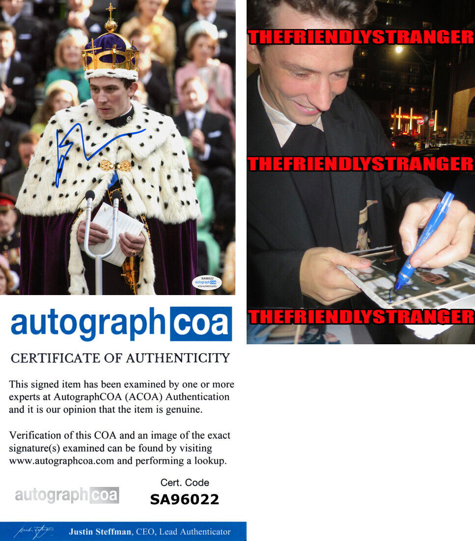 JOSH O'CONNOR signed THE CROWN