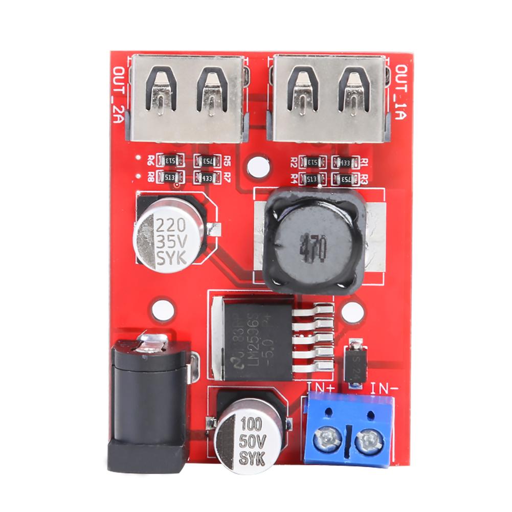 

9V/12V/24V/36V to 5V DC-DC Step Down Car Charger Solar Power Supply Module, 501 Original