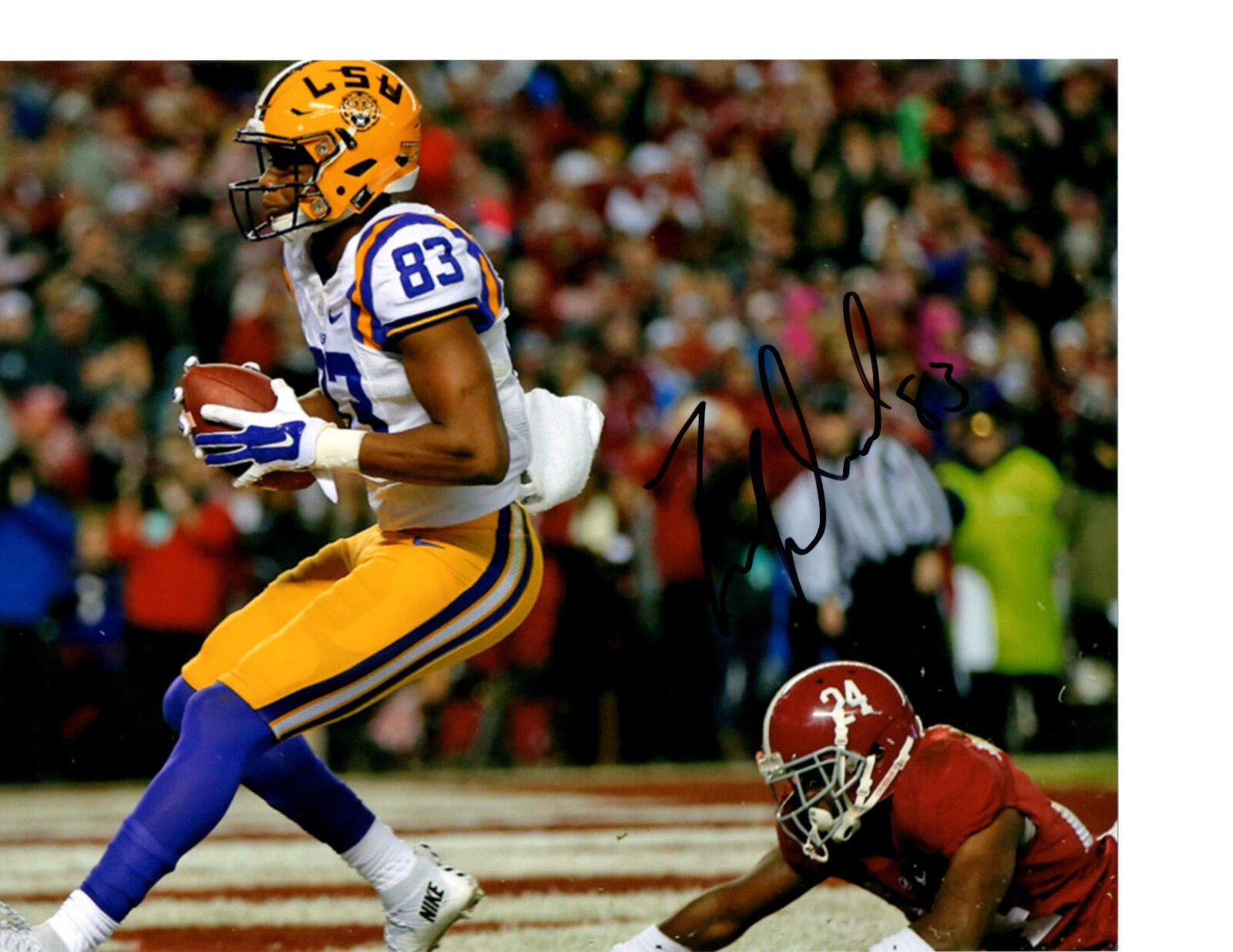 Travin Dural LSU Tigers signed autographed 8x10 football Photo Poster painting Bayou Bengals c