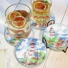 [Upgrade]6pcs/set DIY Diamond Painting Waterproof Case Classic Lighthouse Coaster Gift Decor Set