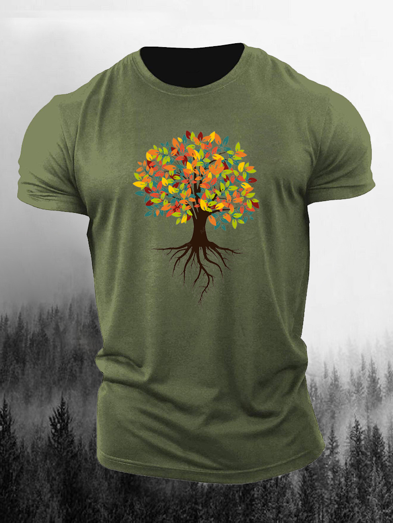 Colorful Tree Men's Casual T-Shirt