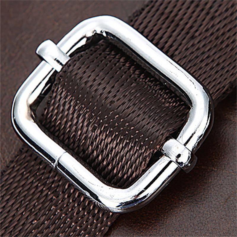 Men's Leather Crossbody Bag Simple Style Handbag Shoulder Bag