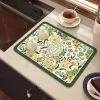 Diatom Mud Table Top Coffee Machine Cups Drying Water Uptake Mat Modern Home Kitchen Counter Mat