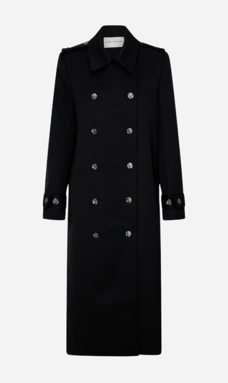 Camilla and Marc | Pilotis Trench Coat - Black
