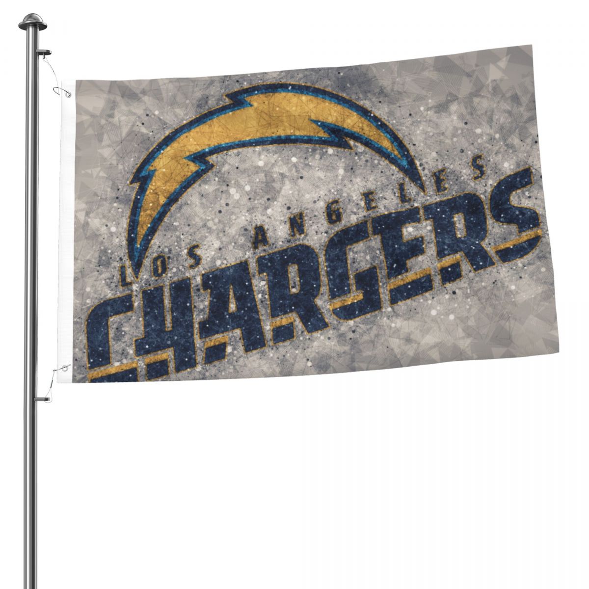 Los Angeles Chargers Logo Geometric Art 2x3 FT UV Resistant Flag