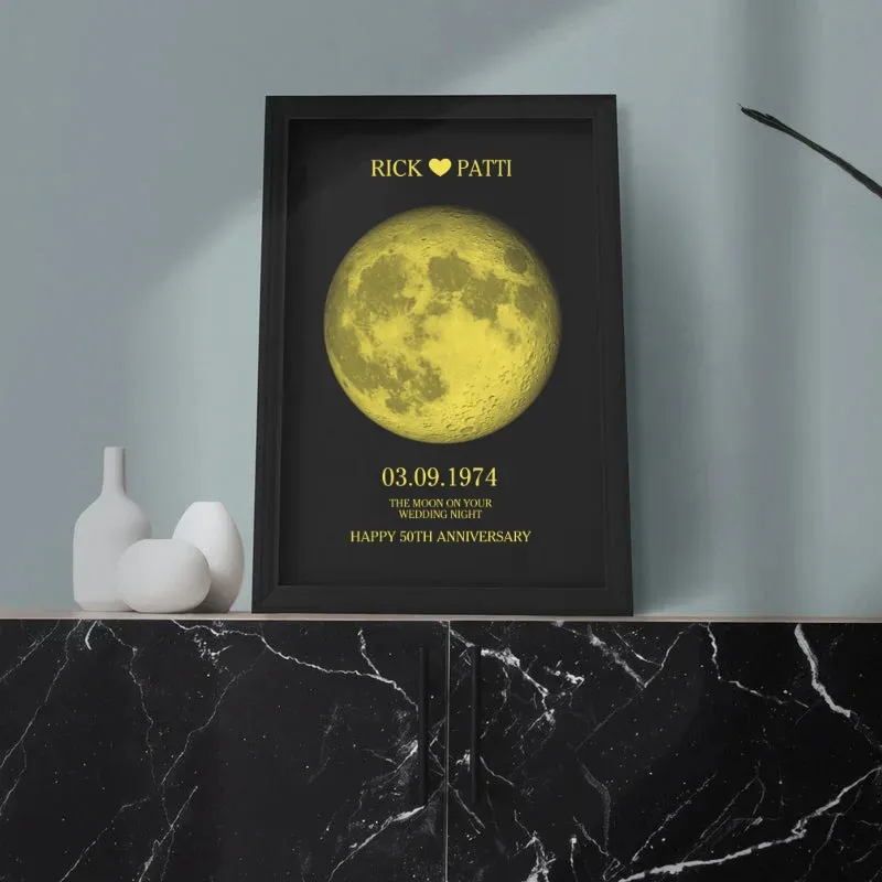 Customlikes Custom Art Real Moon Phase