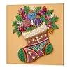 Kit de peinture de perles encadr&eacute; de No&euml;l 25x25cm pour adultes