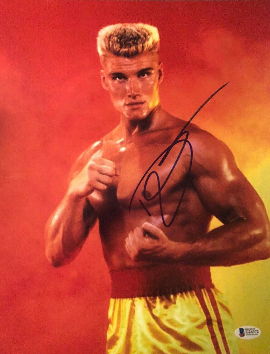 Dolph Lundgren signed autographed 11x14 Photo Poster painting Drago Rocky IV Authenticated