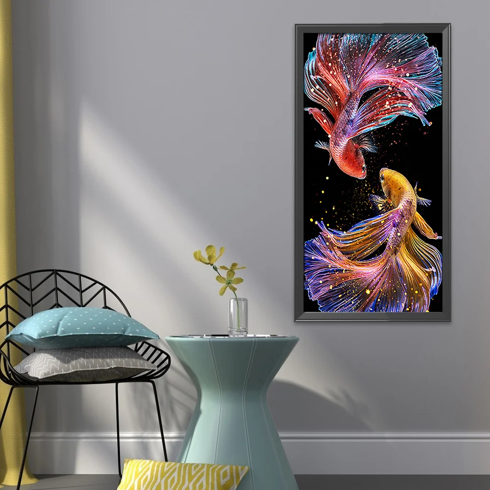 11ct Stamped Cross Stitch - Fish(40*85cm)