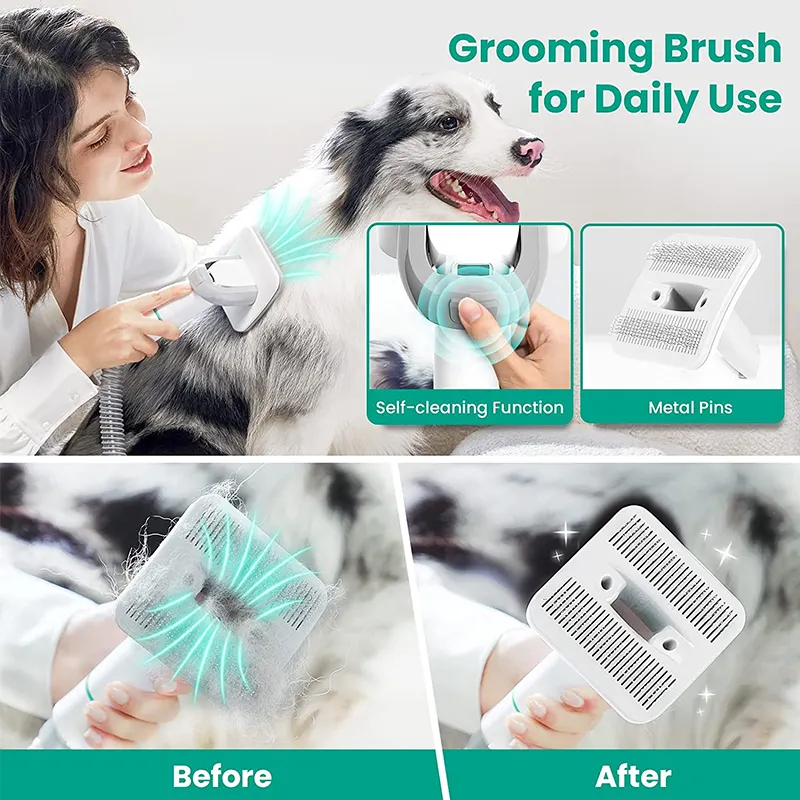 Saker Pet Grooming Vacuum Kit