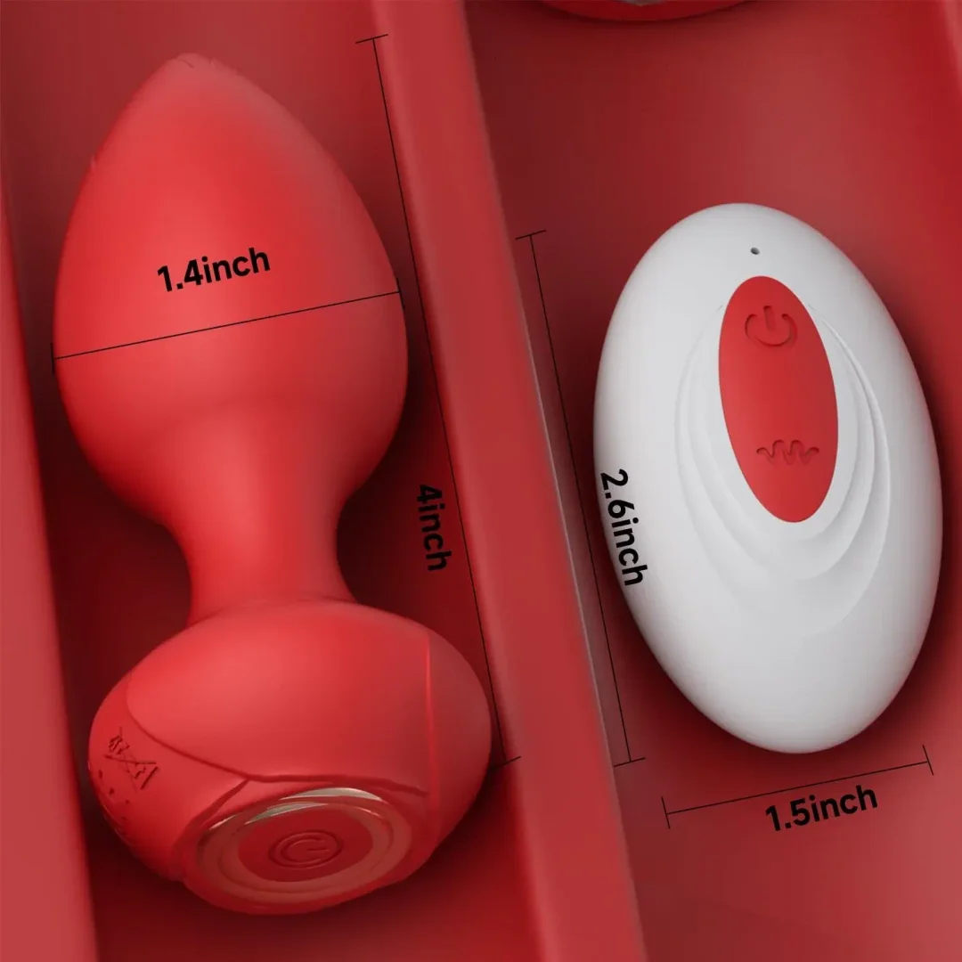 Jack - Vibrating Anal Butt Plug Vibrators Wireless Remote Controller Anal Plug Male Prostate Massage