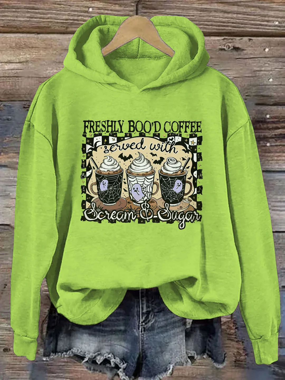 Freshly Boo&rsquo;d Coffee Halloween Hoodie