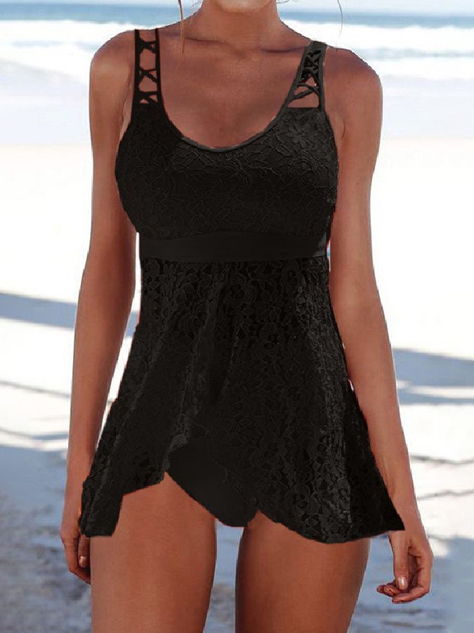 FineGina Resort Lace Beach Swimsuit