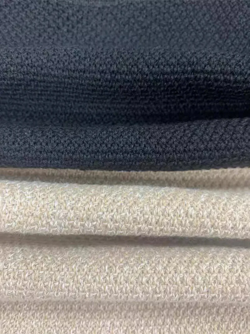 Women's Long Sleeve Scoop Neck Colorblock Sweater Tops